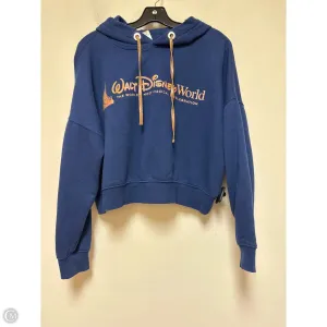 Formal Attire Sweatshirt Hoodie By Disney Store In Blue, Size: M