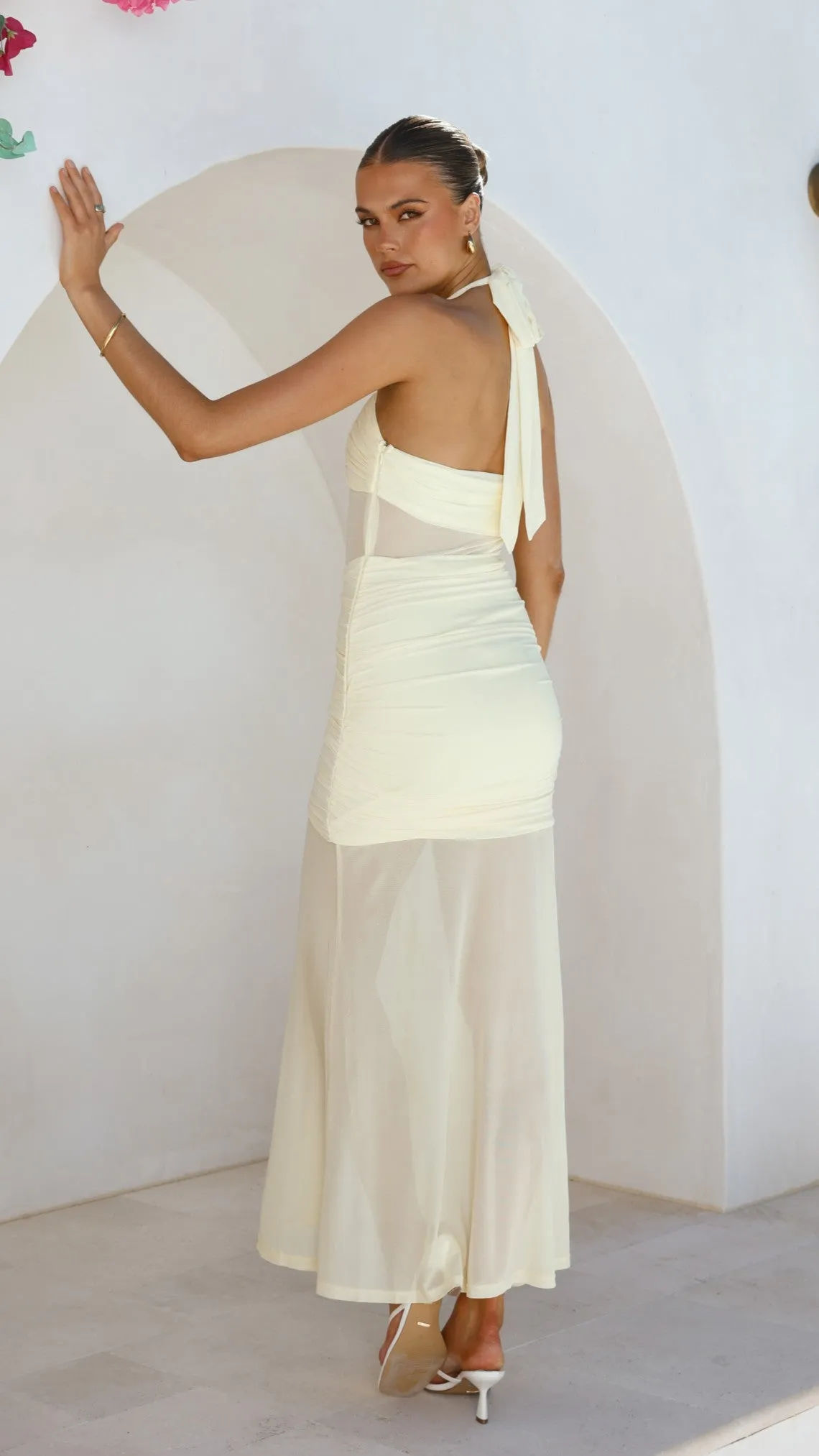 Alani Maxi Dress - Yellow Breezy formal outfit