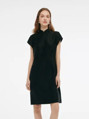Weekend Fun 18MM Xiang Yun Silk Women Qipao Mini Dress