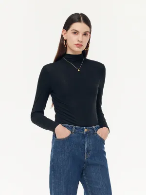 Tencel Stretch Women Knit Top Commercial - grade