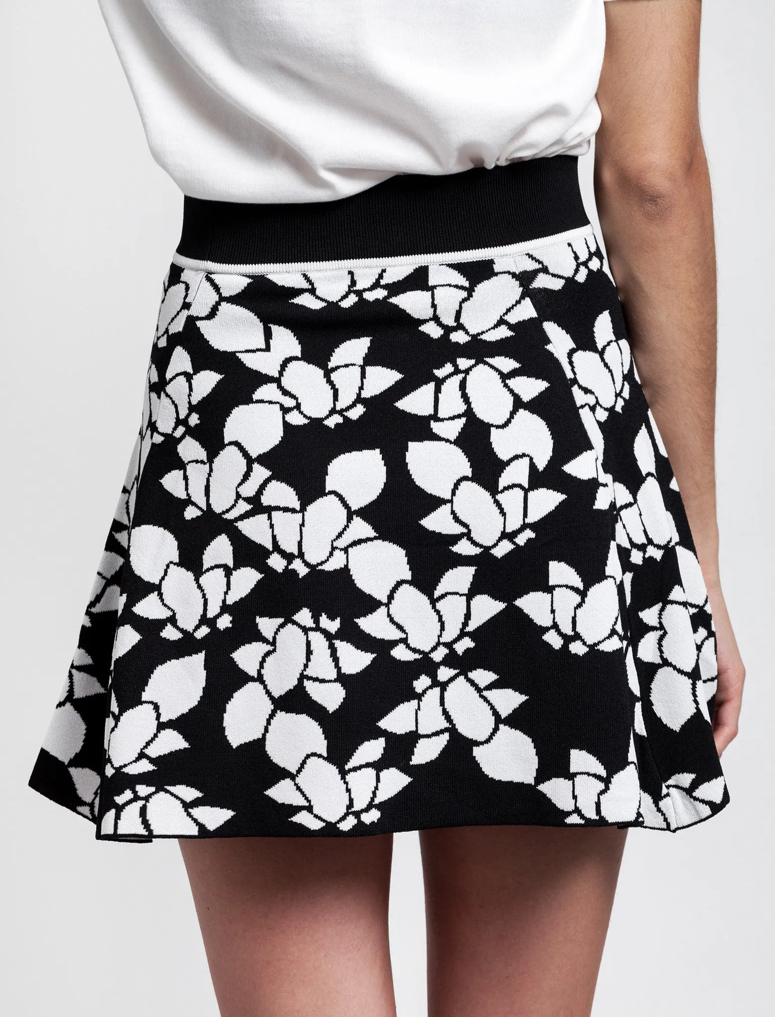 Tear Resistant Material Floral Full Skirt
