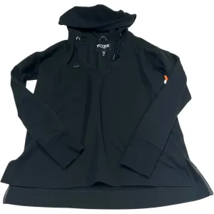 Athletic Sweatshirt Hoodie By Victorias Secret In Black, Size: S Aerated Seam Placement Smart Fit