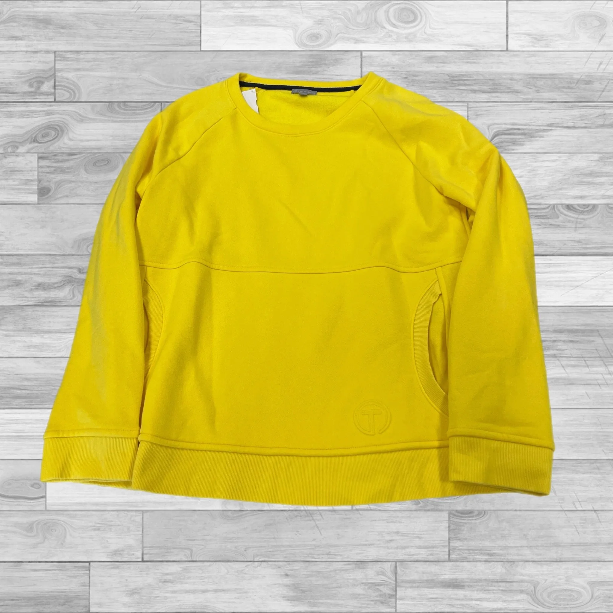 fashionable blazer Craft Soul Sweatshirt Crewneck By Talbots In Yellow, Size: M
