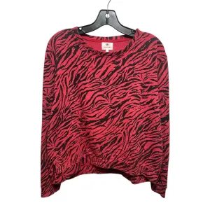 ElasticWaistband Tiger Sweatshirt Collar By Sundry In Animal Print, Size: S