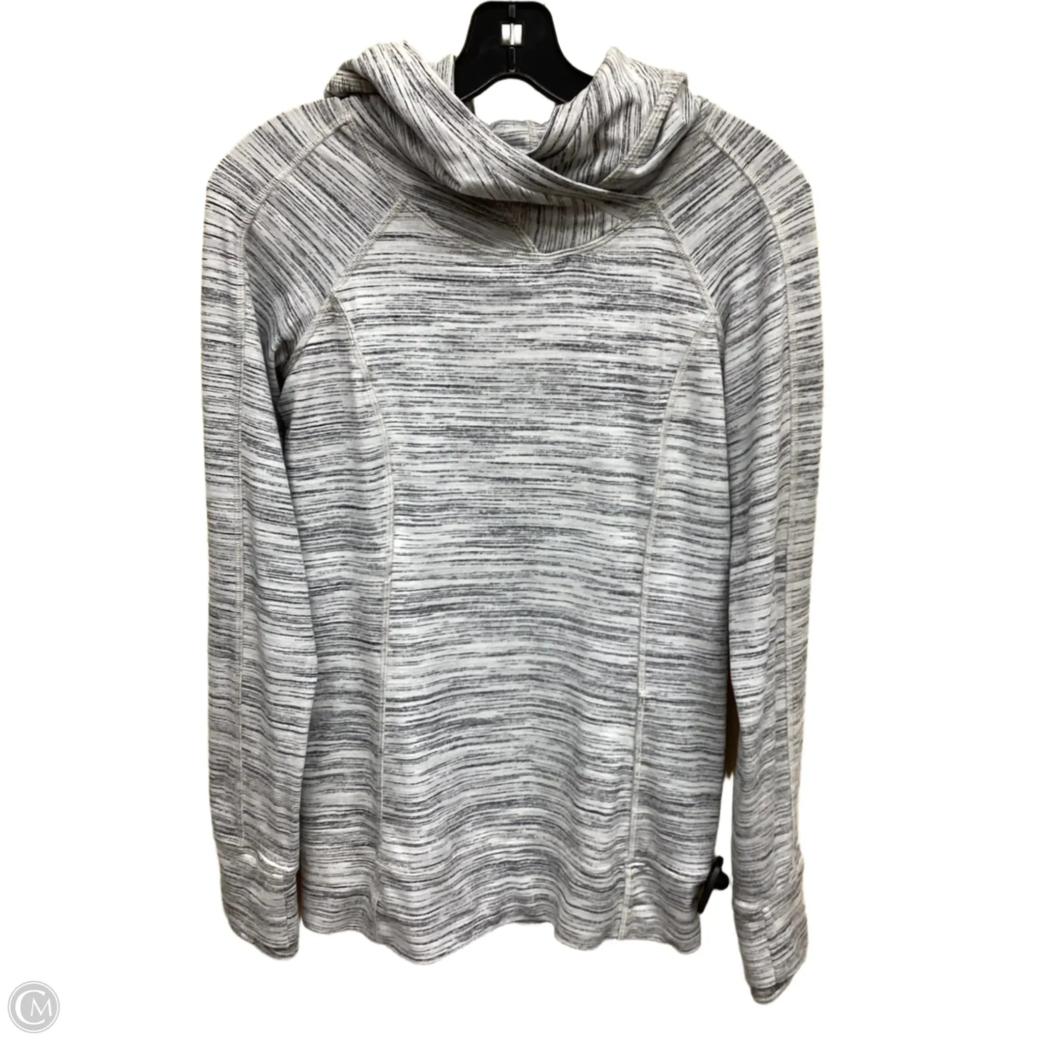 Zen Glow Athletic Sweatshirt Hoodie By Lululemon In Grey, Size: 4