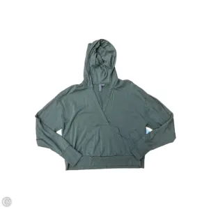 Athletic Sweatshirt Hoodie By Sweaty Betty In Green, Size: L Planet Glow