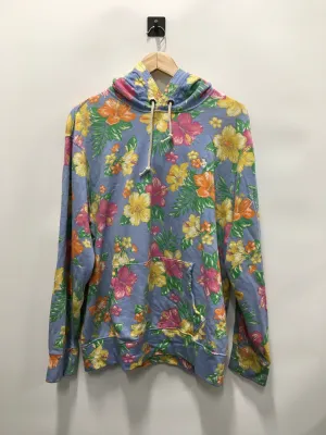 Mom Soft QuickDrying Fiber Sweatshirt Hoodie By Polo Ralph Lauren In Floral Print, Size: Xl
