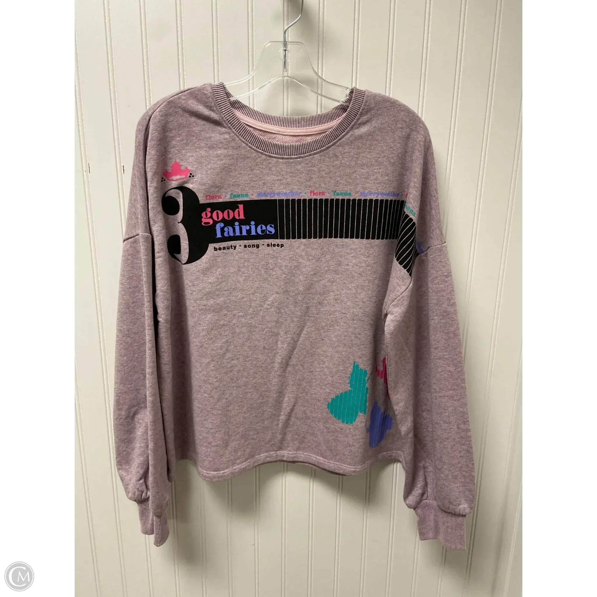 Comfortable Wear Sweatshirt Collar By Disney Store In Purple, Size: Xl