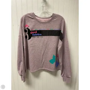 Comfortable Wear Sweatshirt Collar By Disney Store In Purple, Size: Xl