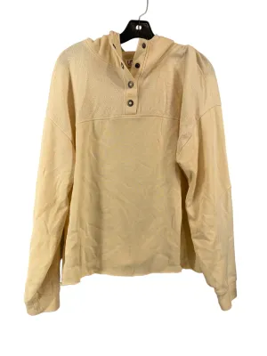 Sweatshirt Hoodie By Clothes Mentor In Cream, Size: L LowMaintenanceFabric Chic Accessory