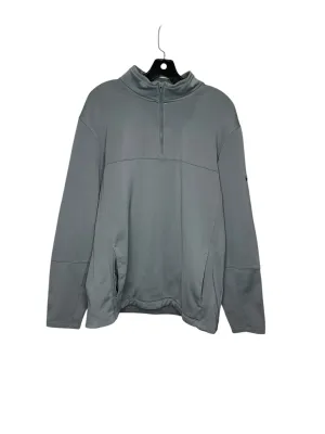 HighDurabilityClothing Athletic Sweatshirt Collar By Nike In Grey, Size: L