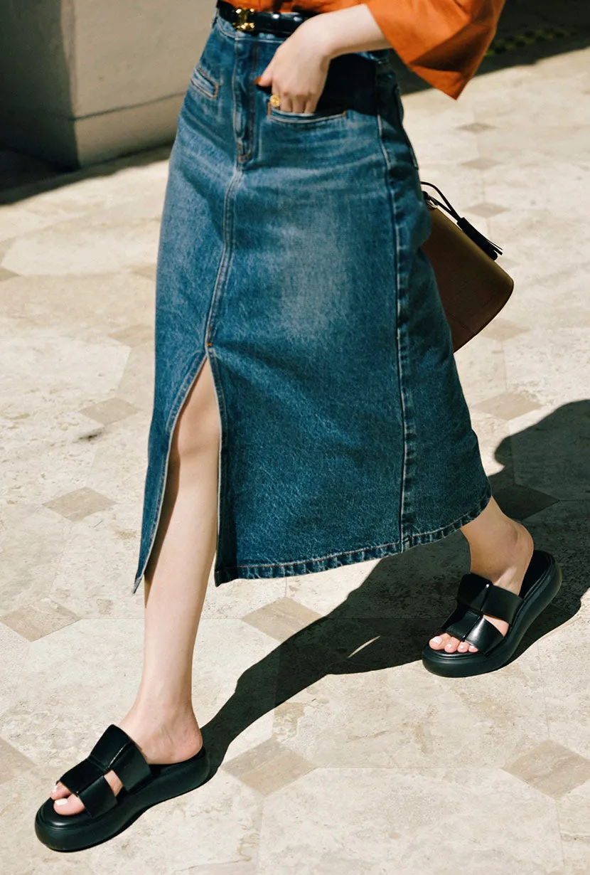 Trans Glow Winter Style Pippa Denim Skirt