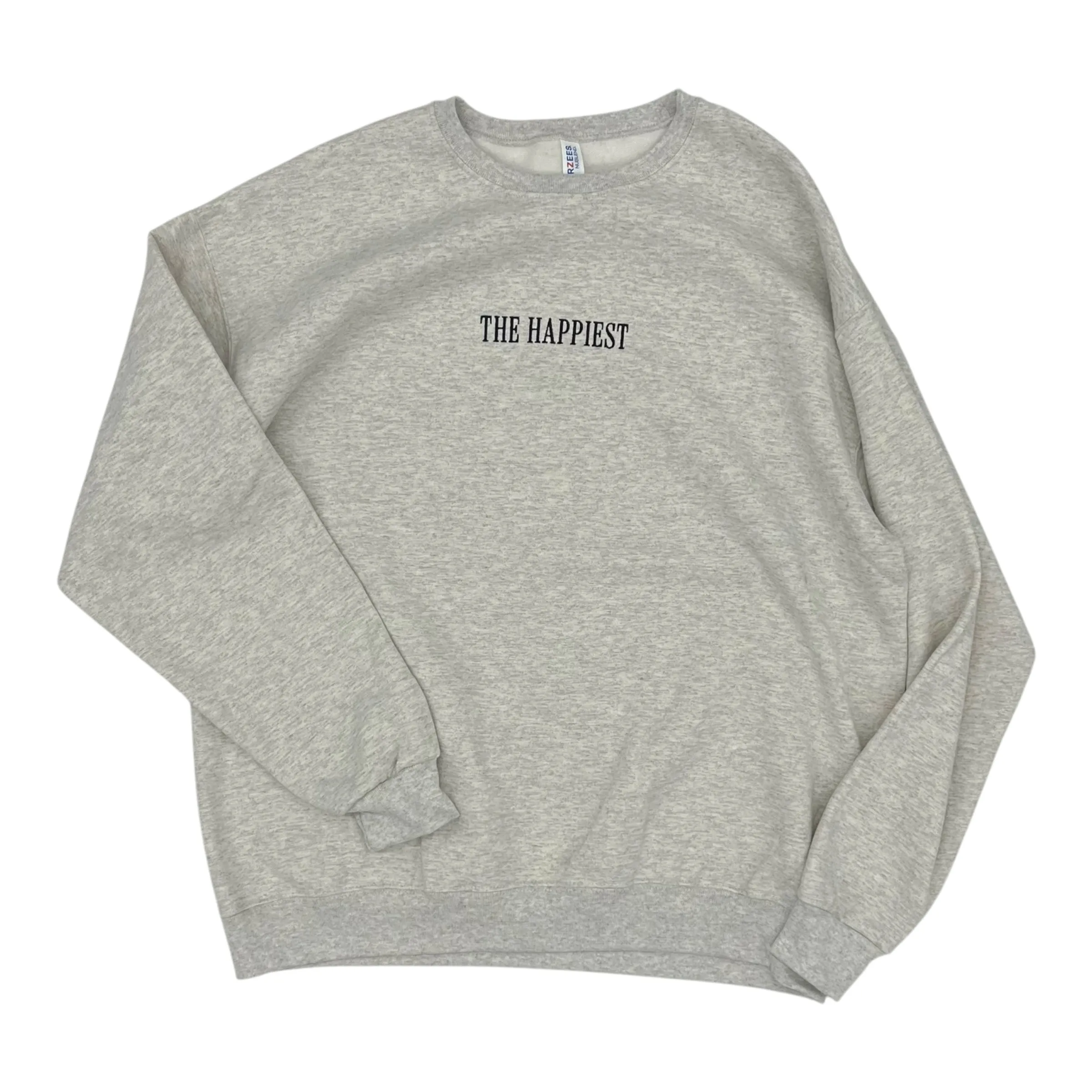 Warm Base Sweatshirt Crewneck By Jerzees In Grey, Size:Xl