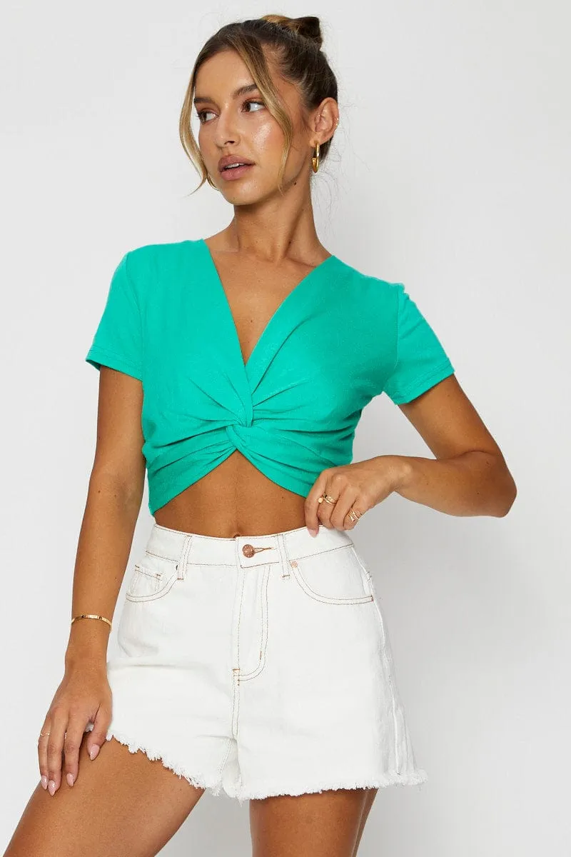 BreathableMesh Green Twist Front