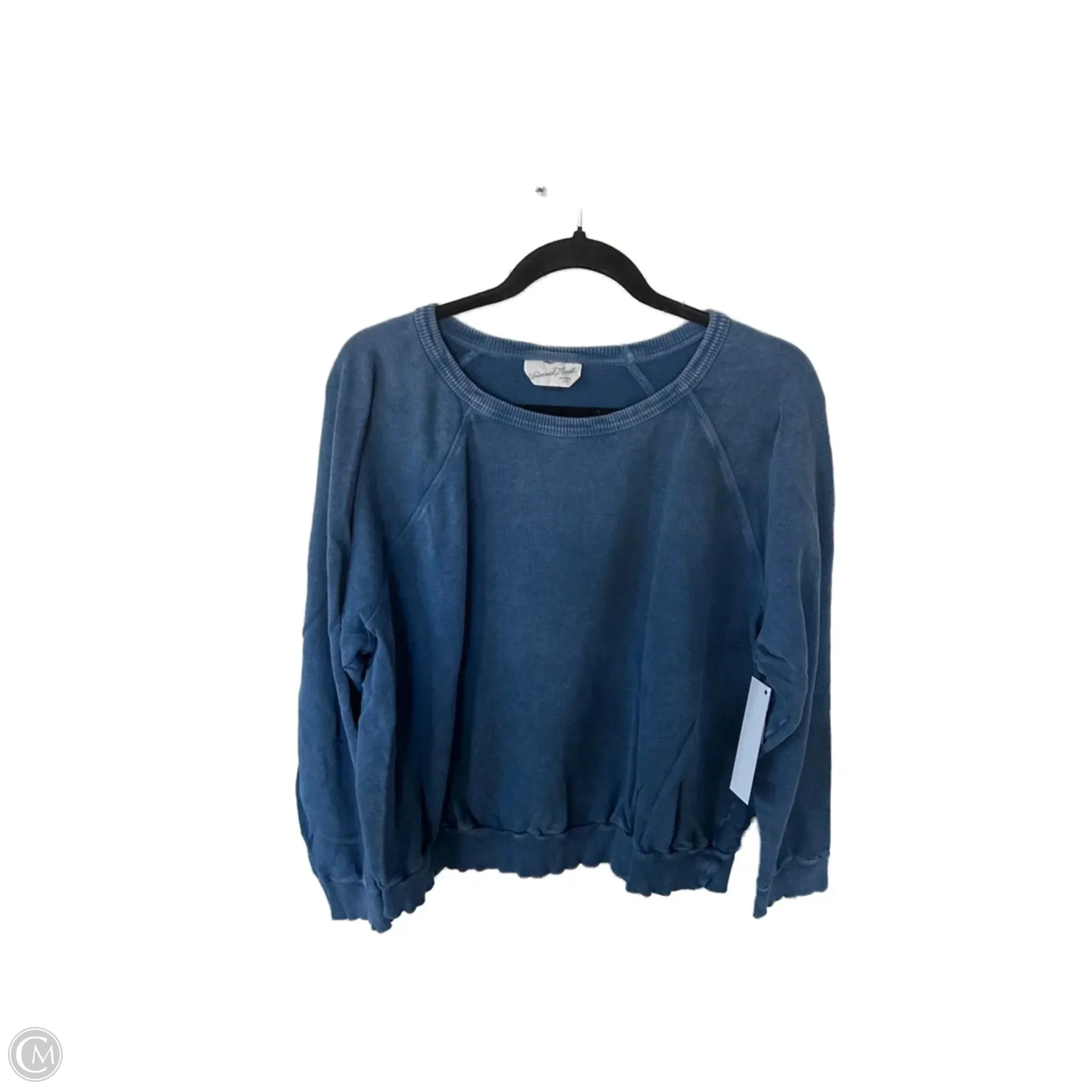 Sweatshirt Crewneck By Universal Thread In Blue, Size: Xl Clean Fit