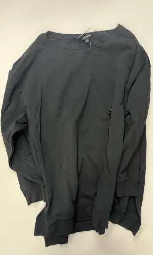 Comfortable Shoes Breathable mesh lining Black Sweatshirt Crewneck Torrid NWT, Size 3x