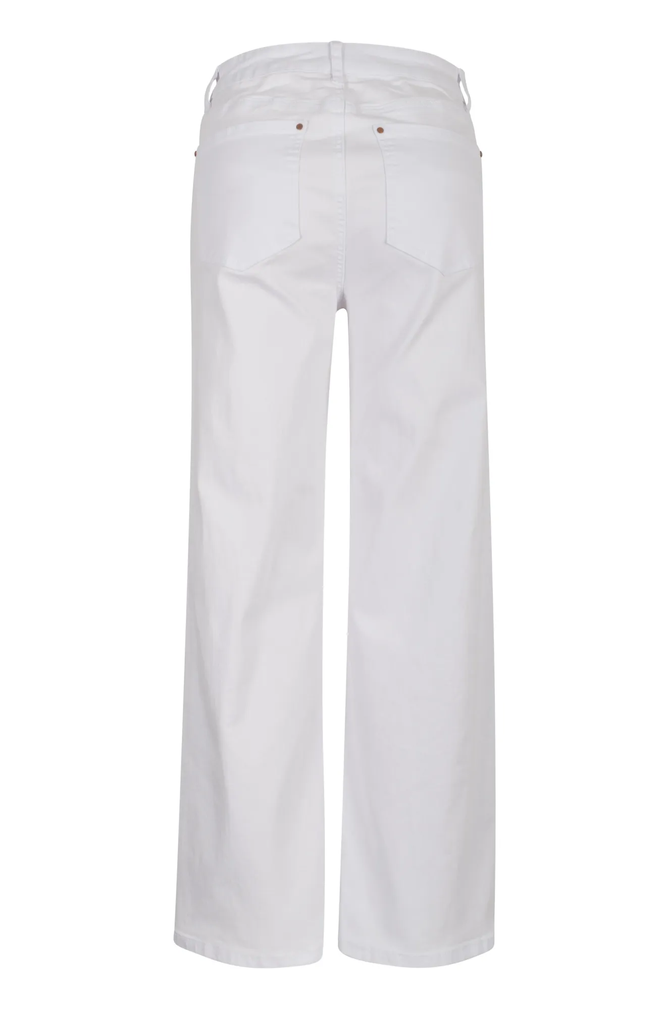 Wide leg Coloured Denim Short Jeans | WHITE | 6908AR Tapered leg Day Off Fit
