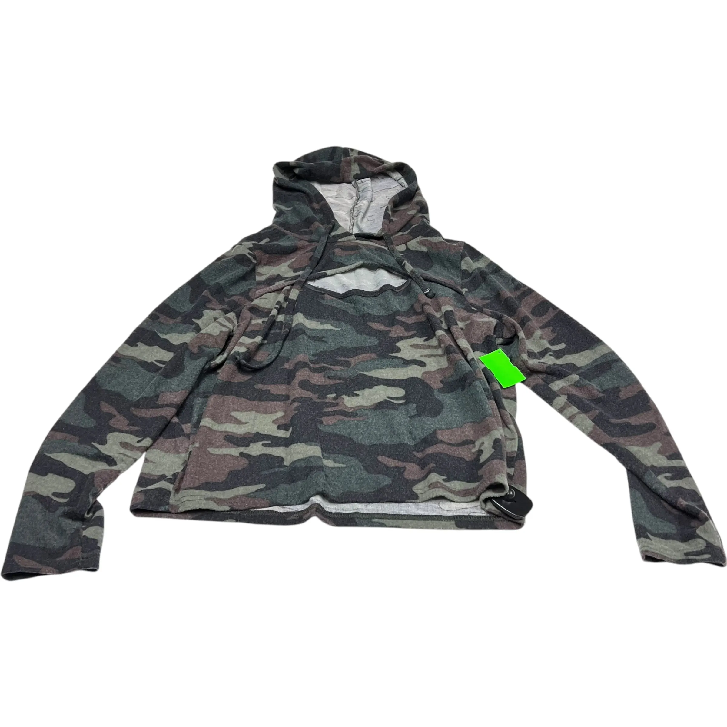 Sweatshirt Hoodie By Love Streak In Camouflage Print, Size: Xl AntiFadeTechnology