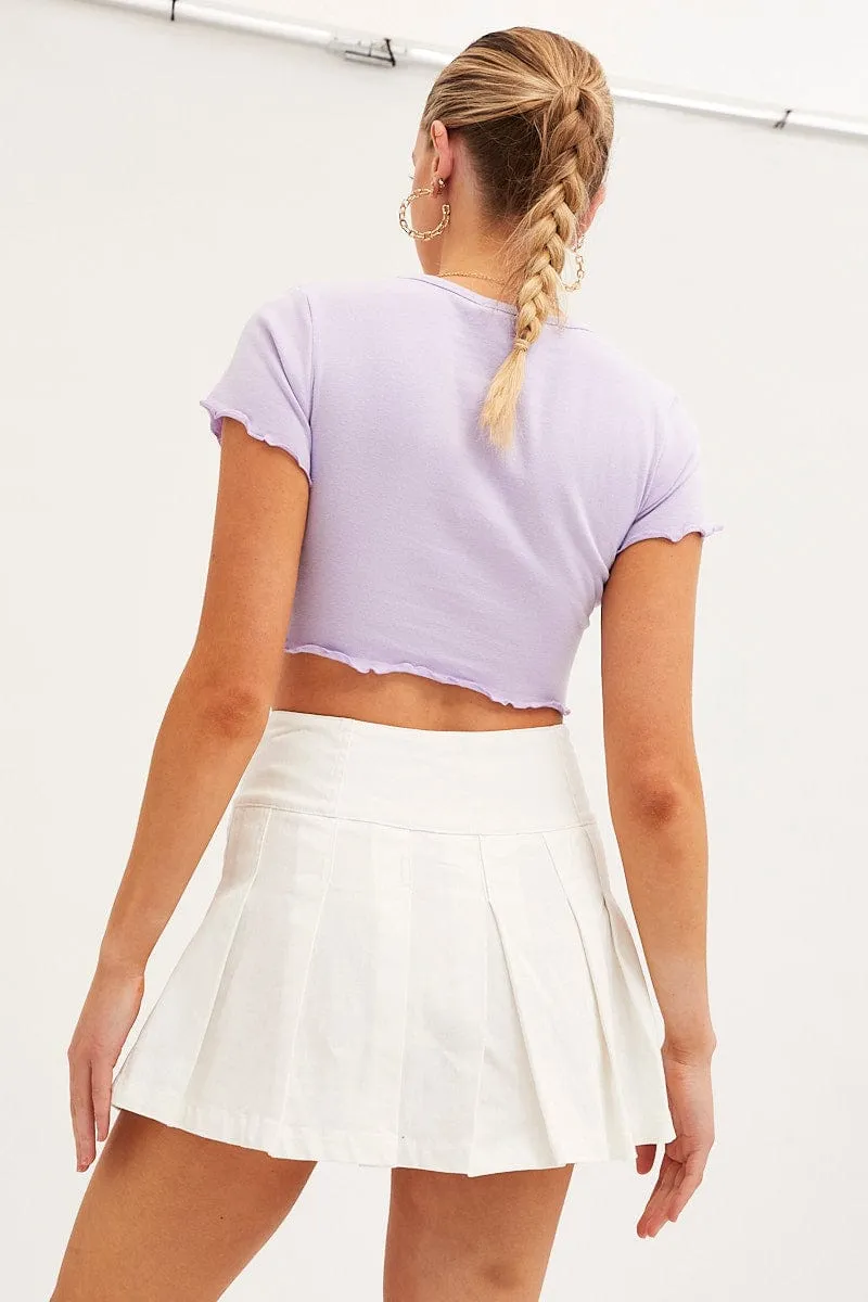 BiodegradableMaterial Purple Yin Yang Baby Tee