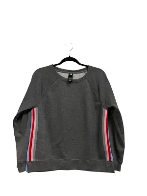 Trans Glow Sweatshirt Crewneck By Clothes Mentor In Grey, Size: M