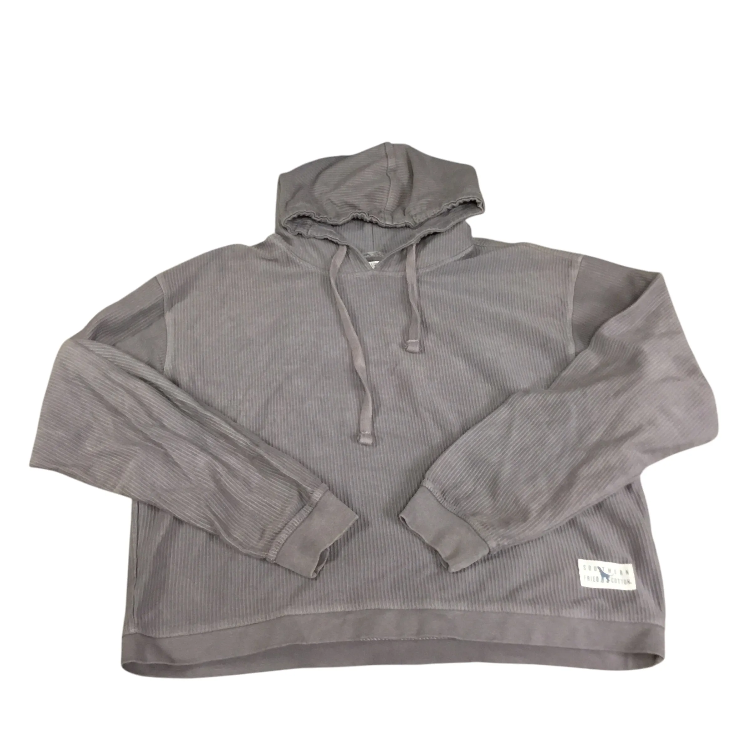 Sweatshirt Hoodie By Clothes Mentor In Taupe, Size: 2x Casual dress ReinforcedHems