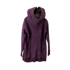 Athletic Sweatshirt Hoodie By Lululemon In Purple, Size:8 AntiStaticLining