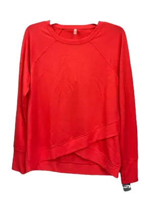 Orange Athletic Sweatshirt Crewneck Mta Pro, Size S Workwear Essentials
