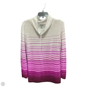 Athletic Sweatshirt Collar By Talbots In Grey & Purple, Size: Xs SlipResistantHem