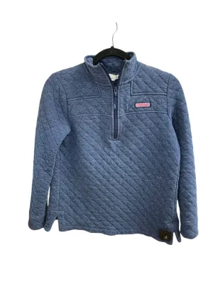 WaterRepellent Finish Sweatshirt Collar By Vineyard Vines In Blue, Size: Xs