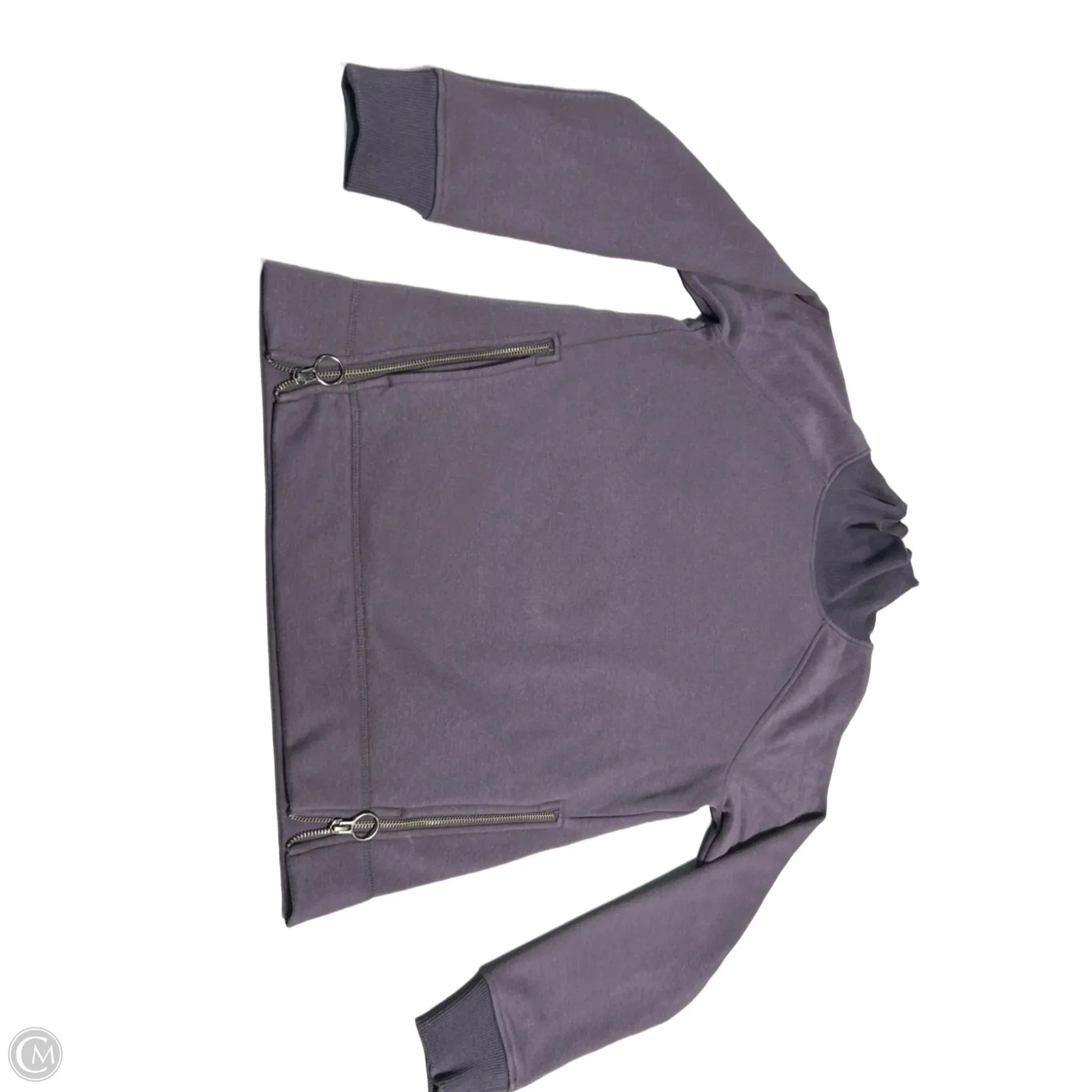 Sweatshirt Crewneck By Athleta In Purple, Size: Xxs OdorControl Technology Comfort Wear