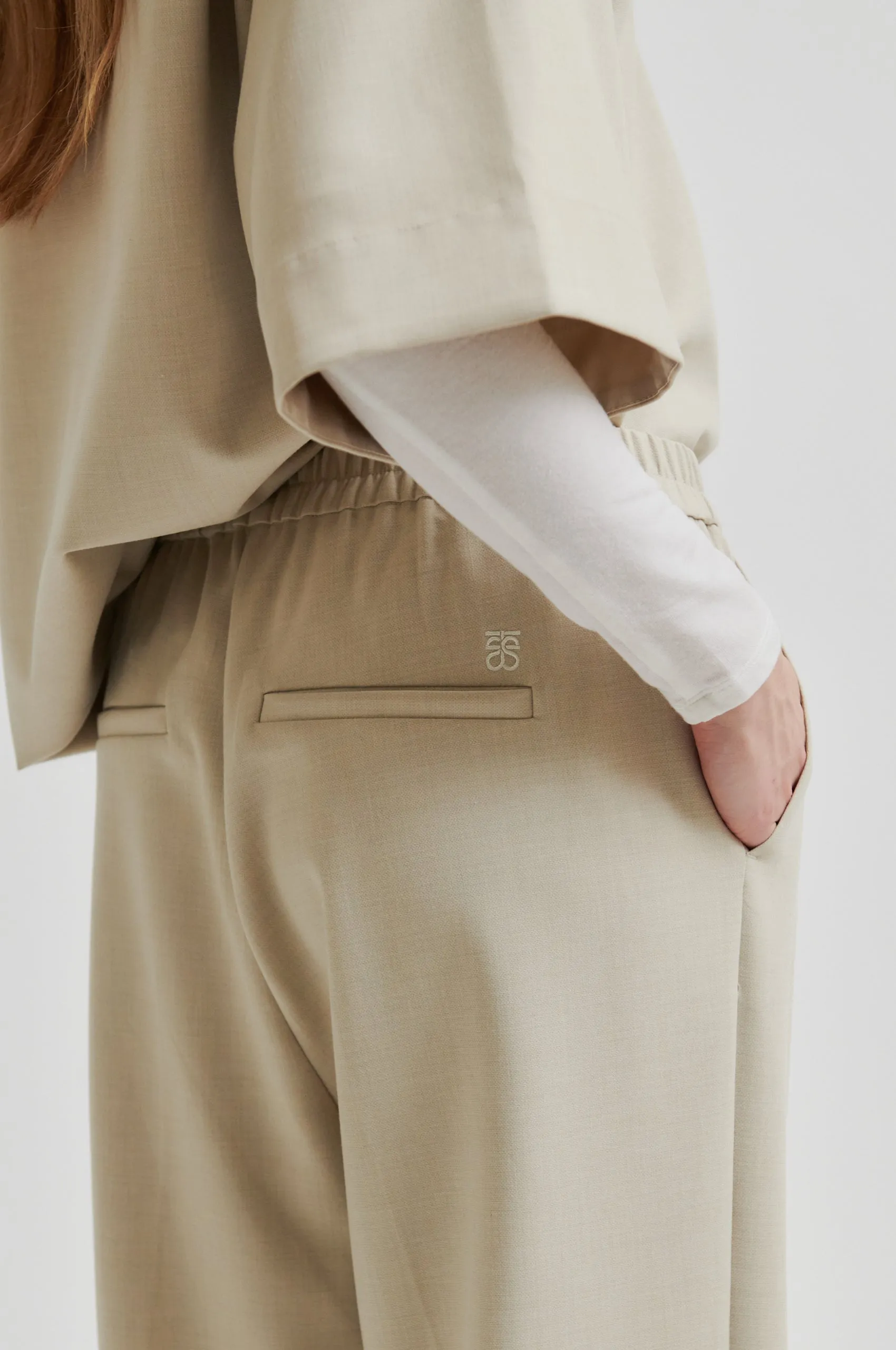 Ficarias Straight Trousers MoistureControl Fabric