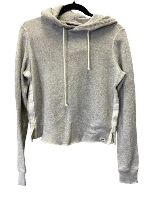 Sweatshirt Hoodie By Abercrombie And Fitch In Grey, Size: S Stretchable Fabric