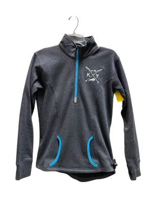 Sweatshirt Collar By Clothes Mentor In Navy, Size: S SoftenedEdges