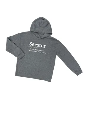ThermalInsulated DoubleLayered Structure Sweatshirt Hoodie By Clothes Mentor In Grey & White, Size: Xl