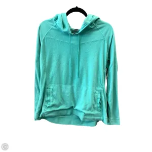 Comfortable Shorts Sweatshirt Hoodie By Columbia In Teal, Size: Xl