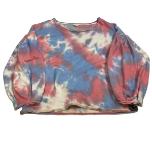 Faith Core SeamlessTransition Sweatshirt Crewneck By La Miel In Blue & Pink, Size: M