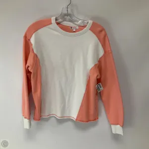 Sweatshirt Crewneck By Sundry In Pink & White, Size: M Trendy Hat