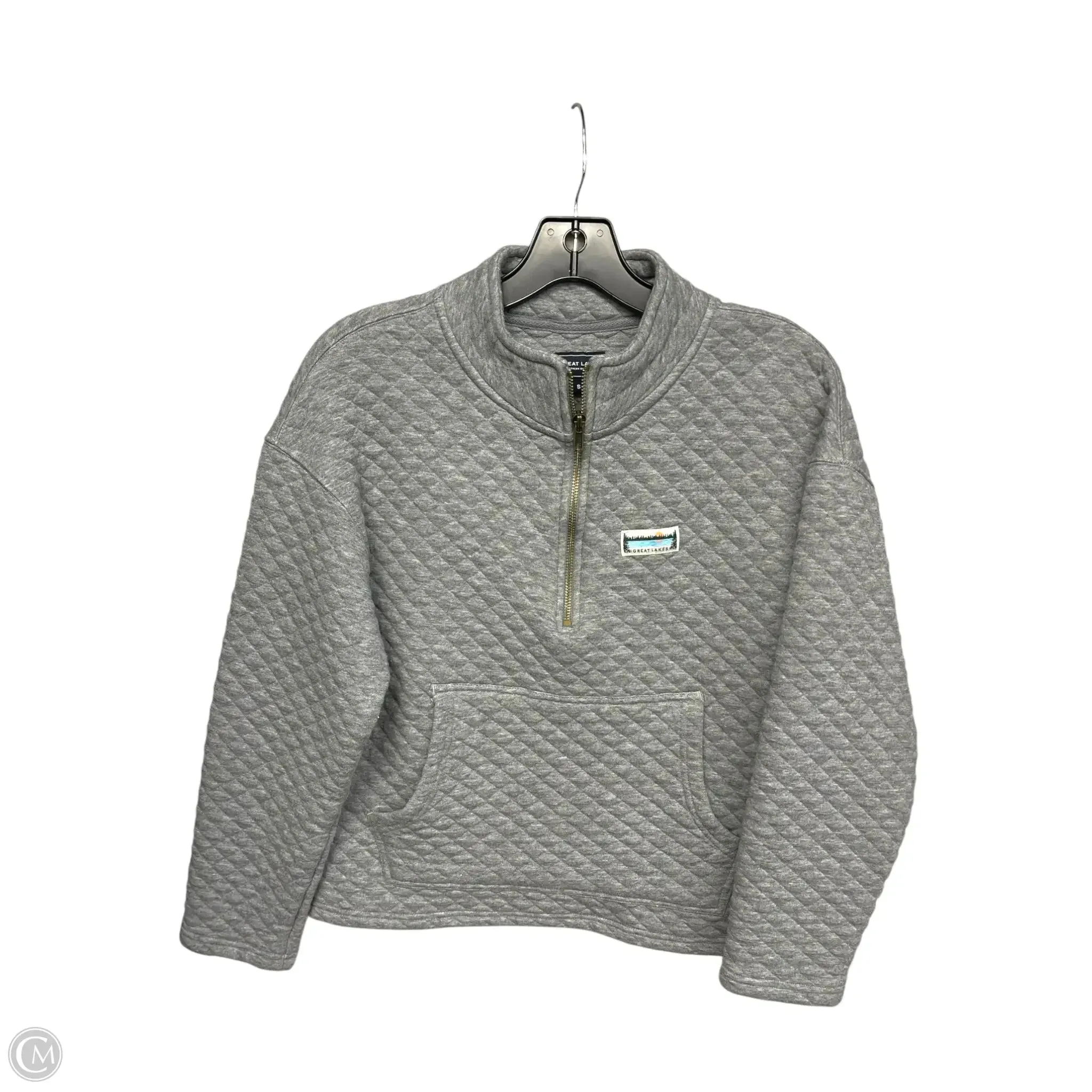 OdorControlClothing Sweatshirt Collar By Clothes Mentor In Grey, Size: S