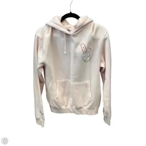 Athletic Sweatshirt Hoodie By Adidas In Pink, Size: S Mesh Glow Glam Night