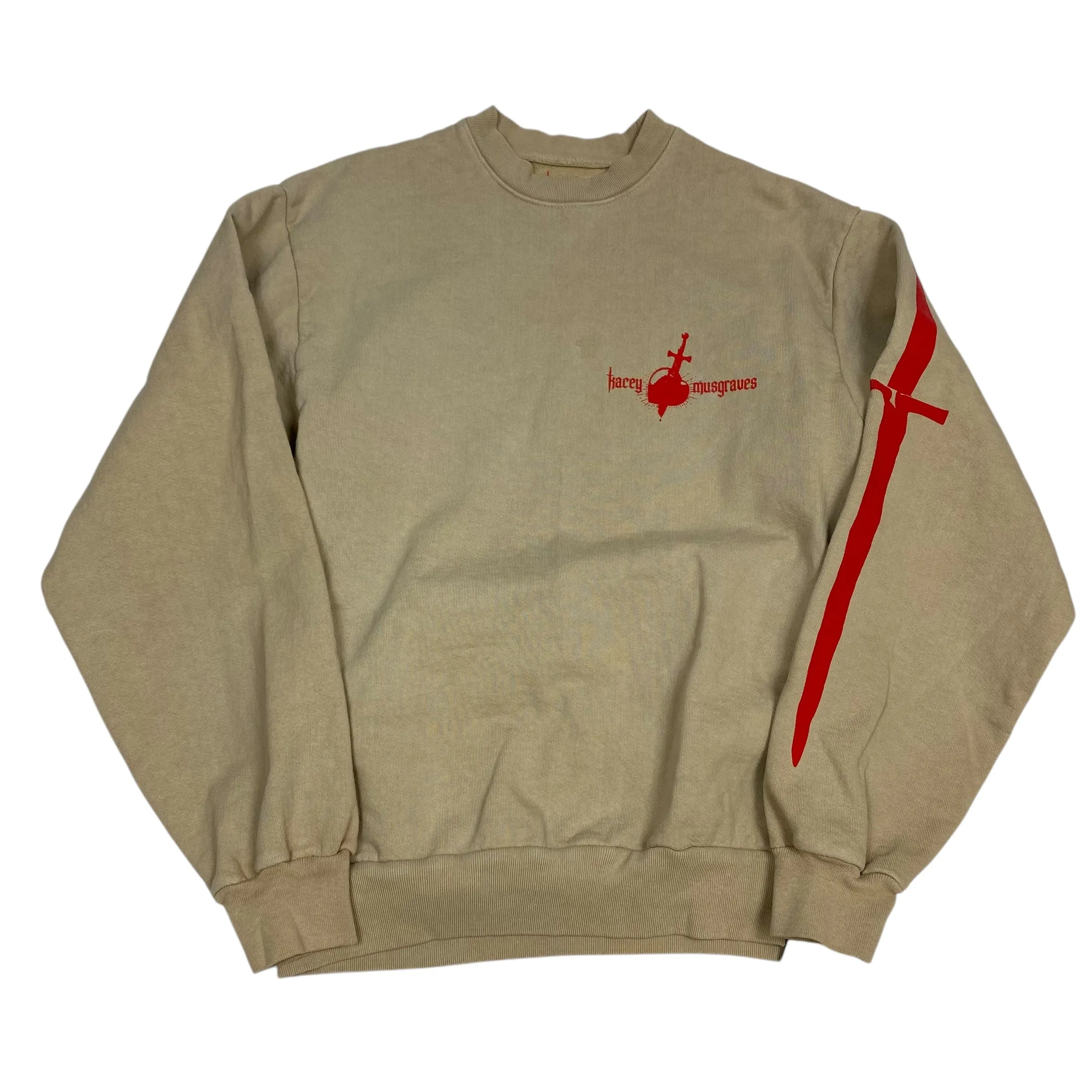 Weekend Style Professional Wear Sweatshirt Crewneck By Kacey Musgraves In Brown, Size: S
