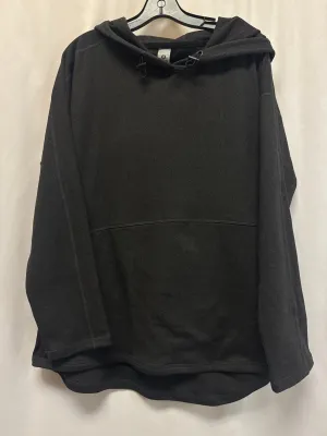 MoistureWicking Fabric Thermal regulation Athletic Sweatshirt Hoodie By Mono B In Grey, Size: 1x