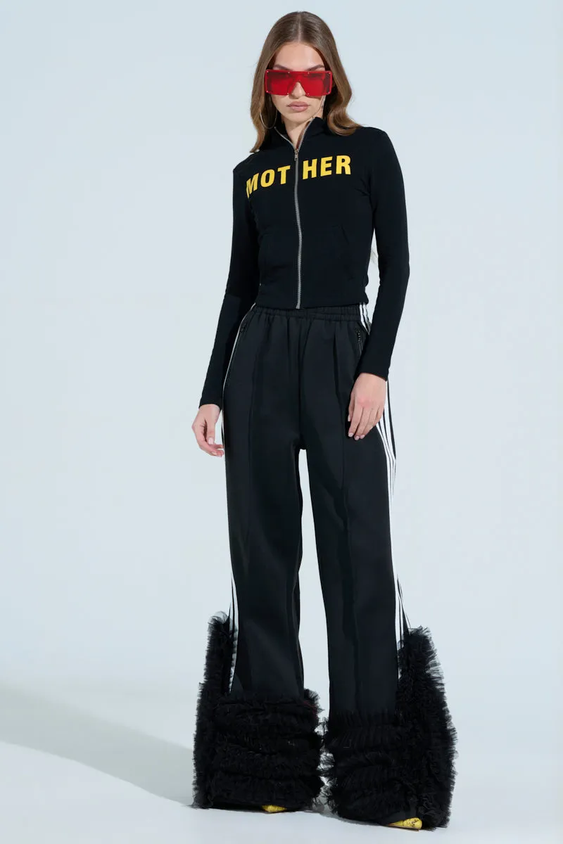 MOTHER F*UCKER ZIP UP SWEATSHIRT Layer Fit
