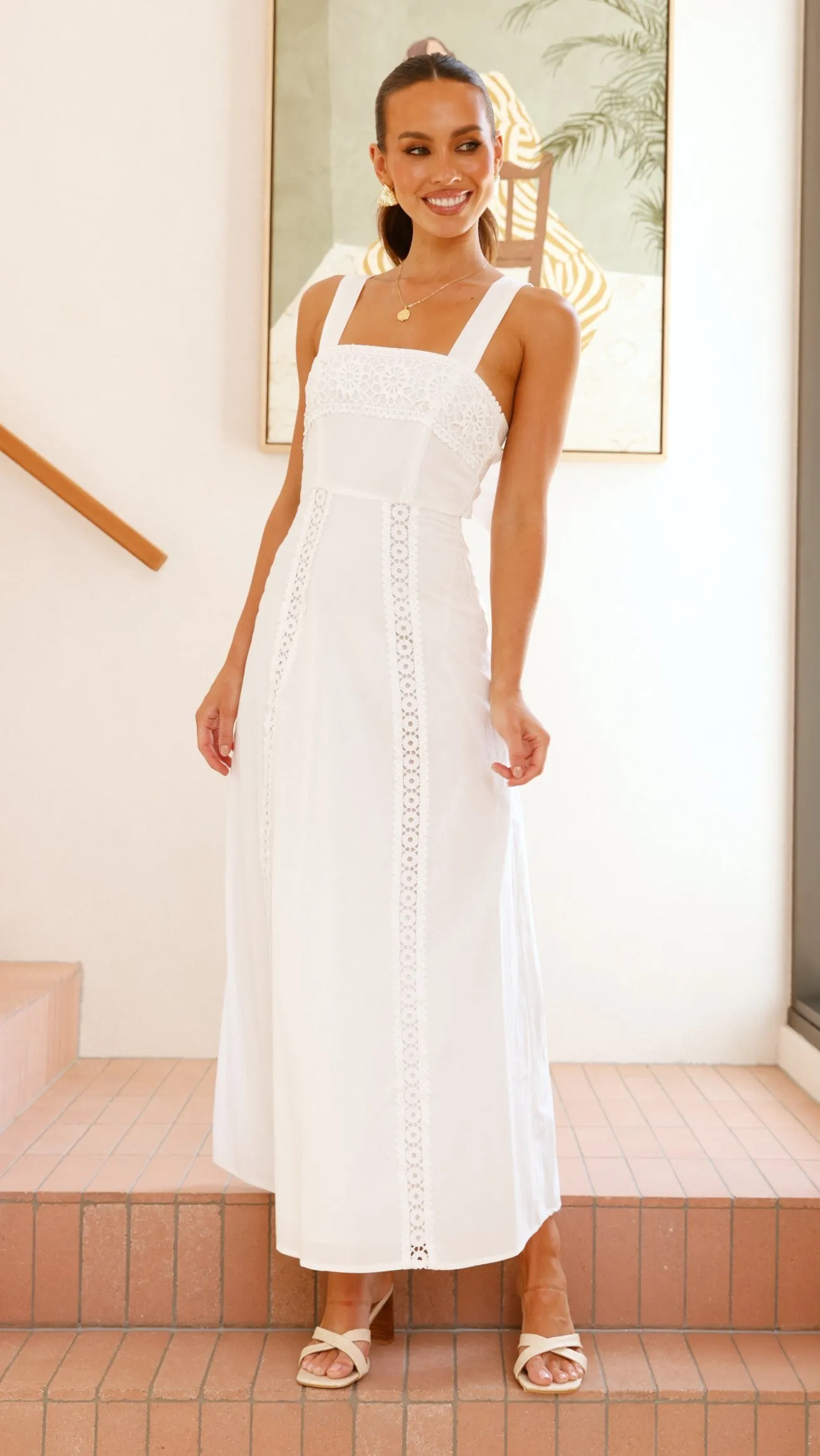 Strong Aura Takala Maxi Dress - Off White