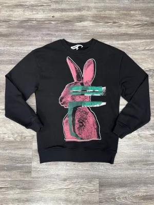 Youth Glow Sweatshirt Luxury Designer By Alexander Mcqueen In Black, Size: Xxs