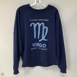 Sweatshirt Crewneck By Anthropologie In Blue, Size: M BreathableMesh