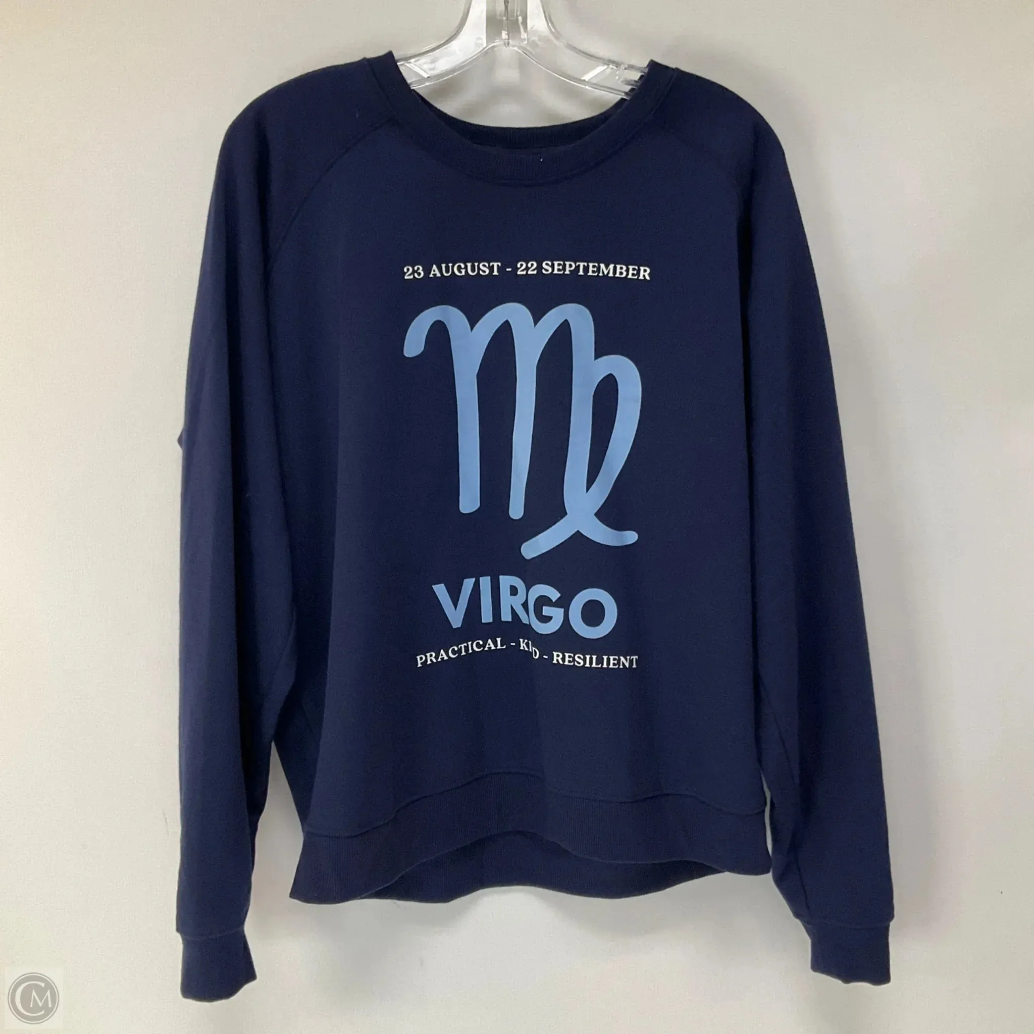Sweatshirt Crewneck By Anthropologie In Blue, Size: M BreathableMesh