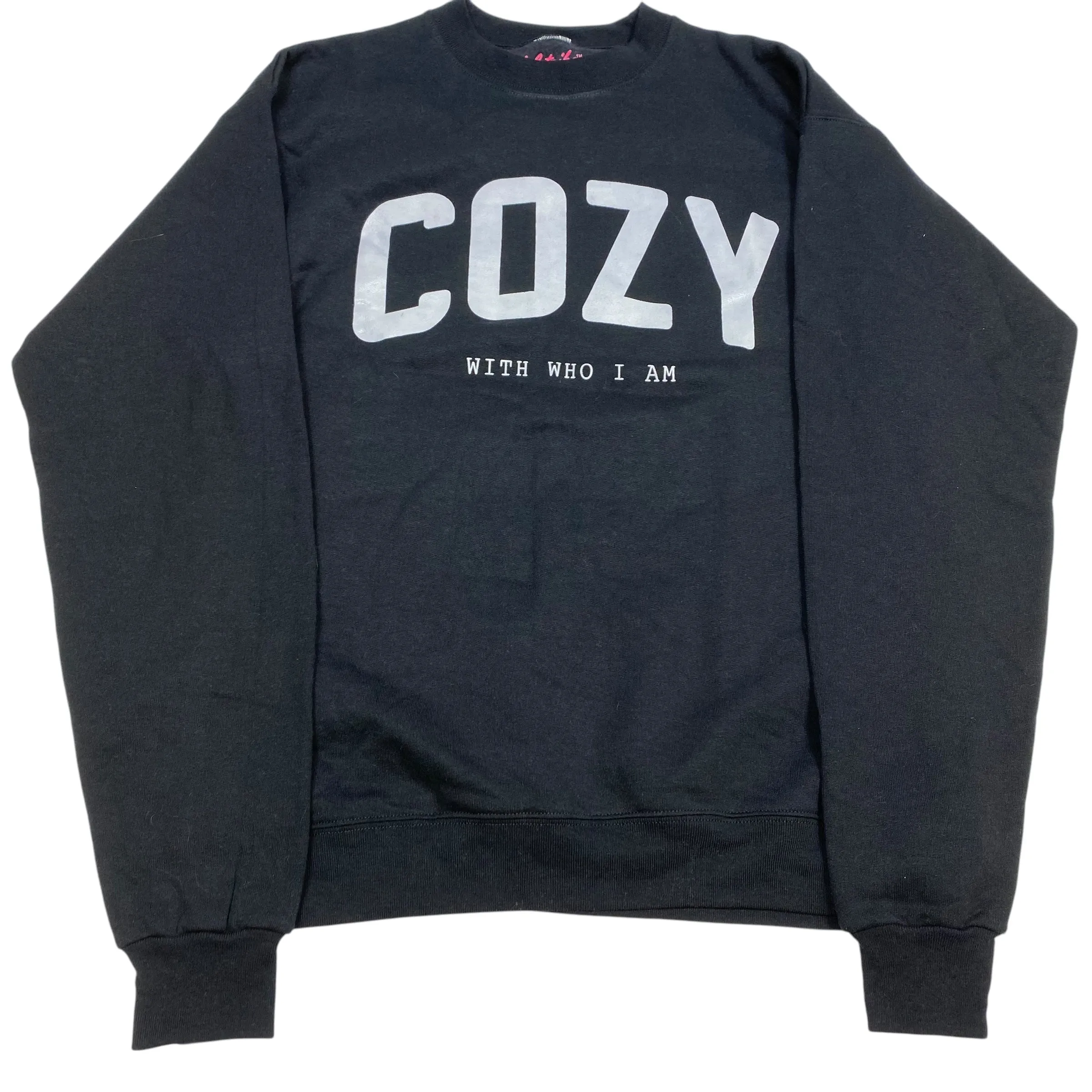 Sweatshirt Crewneck By Girl Tribe Co In Black, Size: S Soul Ease