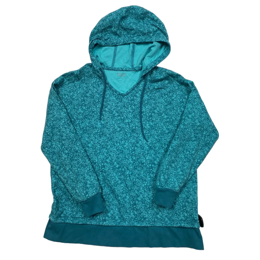 Athletic Sweatshirt Hoodie By Athleta  Size: M Storm Core SplitHemDesign
