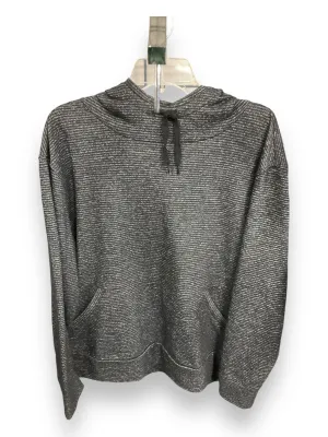 Sweatshirt Hoodie By Champion In Black & White, Size: Xl Weather Ready