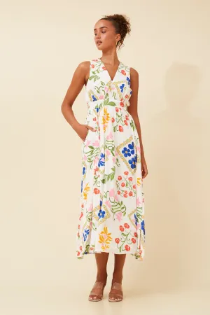 MARA FLORAL MIDI DRESS Fashionable Design
